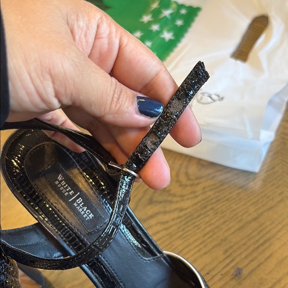 White House Black Market Strappy Heels - Picture 3 of 4